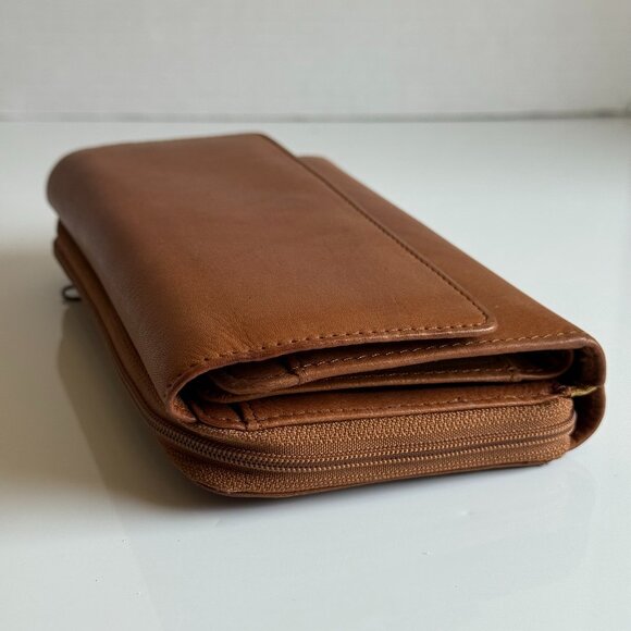 Pelle Studio Tan Leather Wallet - Picture 1 of 11